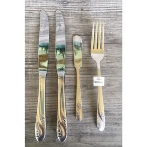 Vintage Silver Plated Flatware Romance 4 Pieces 1948 International Silver